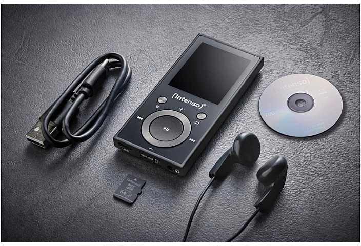 Intenso MP3 Videoplayer 1,8 Video Scooter BT 64GB Juodas