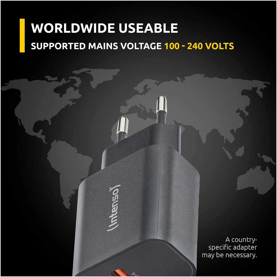 Intenso Intenso 7803010 maitinimo adapteris/inverteris Vidinis 30 W Juodas