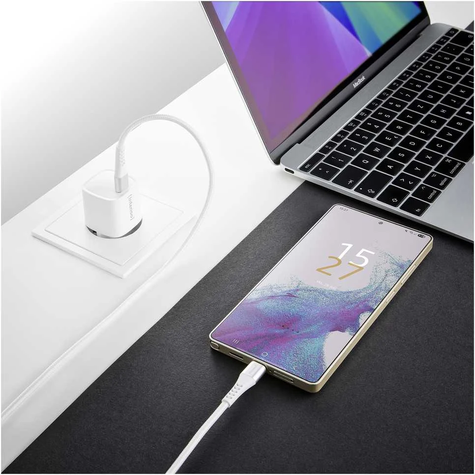 Intenso maitinimo adapteris W30C² GaN baltas 1x USB-C 30W