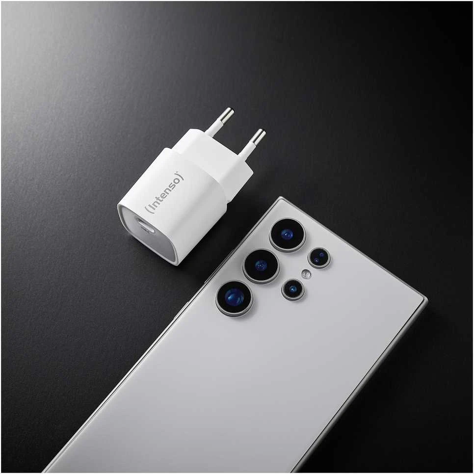 Intenso maitinimo adapteris W30C² GaN baltas 1x USB-C 30W