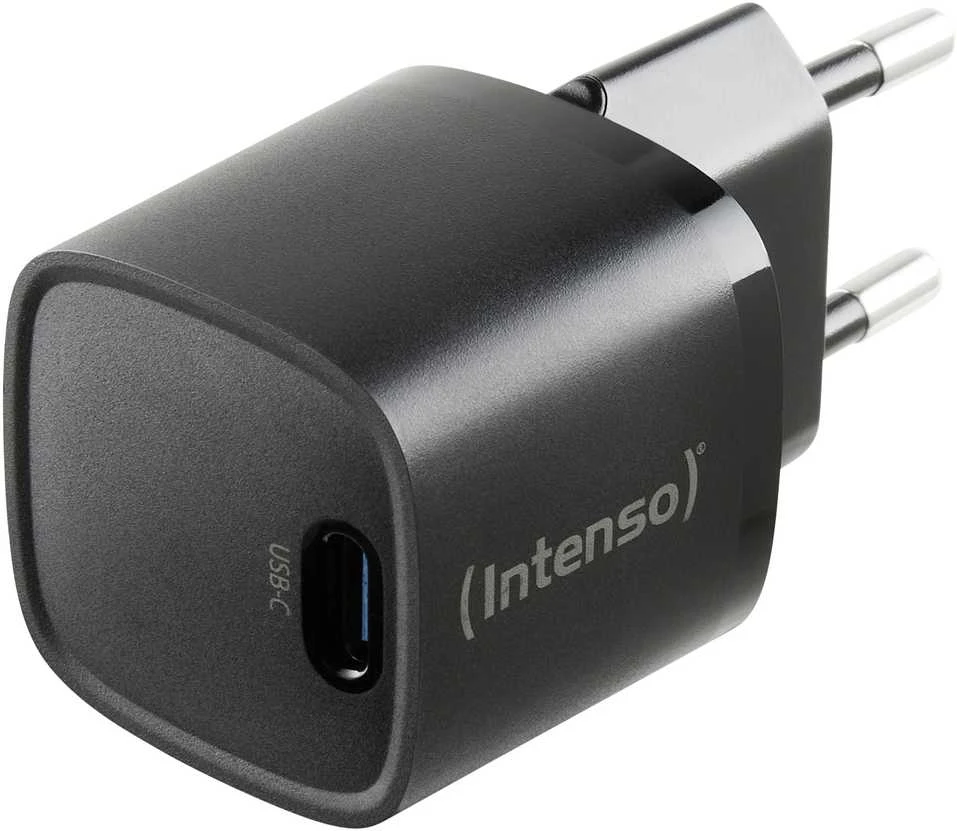 Intenso maitinimo adapteris W30C² GaN juodas 1x USB-C 30W