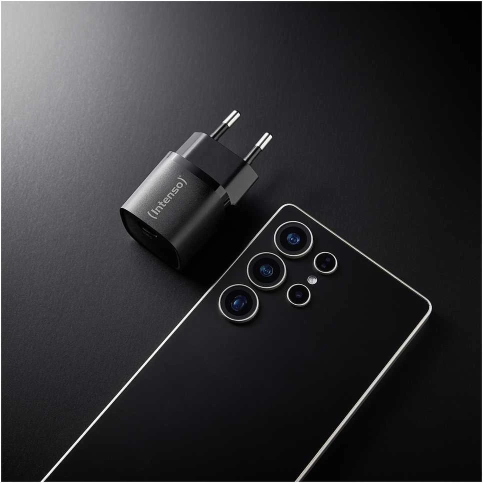 Intenso maitinimo adapteris W30C² GaN juodas 1x USB-C 30W