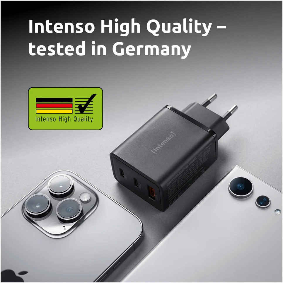 Intenso 7806510 maitinimo adapteris/inverteris Vidinis 65 W Juodas