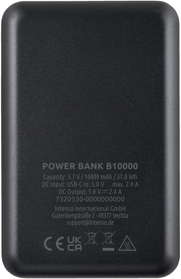 Powerbank Intenso B10000 ličio polimeras (LiPo) 10000 mAh Juodas
