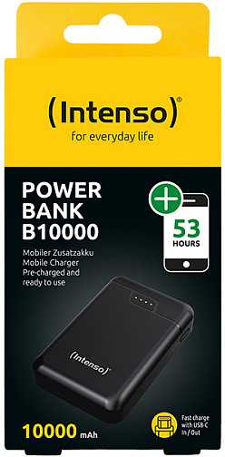 Powerbank Intenso B10000 ličio polimeras (LiPo) 10000 mAh Juodas