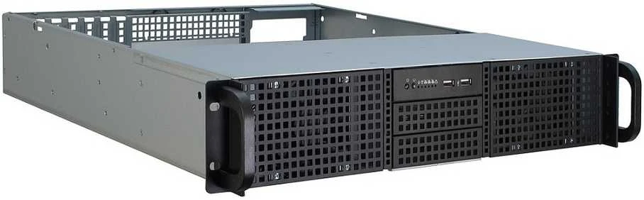 Inter-Tech 2U-20248, Server-case - juodas, 2 Hheneinheiten