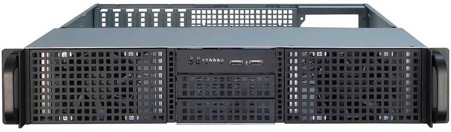 Inter-Tech 2U-20248, Server-case - juodas, 2 Hheneinheiten