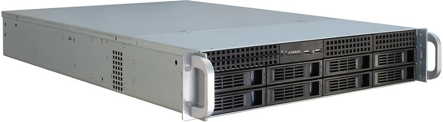 Inter-Tech Case IPC Storage 2U-2408 be maitinimo šaltinio