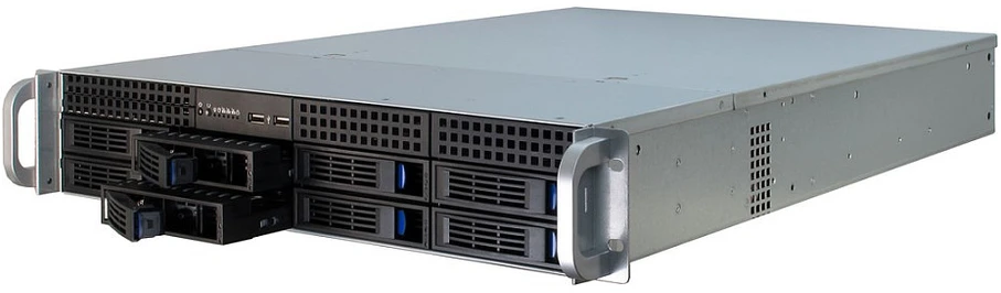 Inter-Tech Case IPC Storage 2U-2408 be maitinimo šaltinio