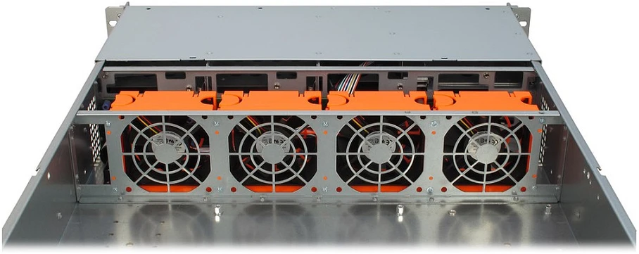 Inter-Tech Case IPC Storage 2U-2408 be maitinimo šaltinio