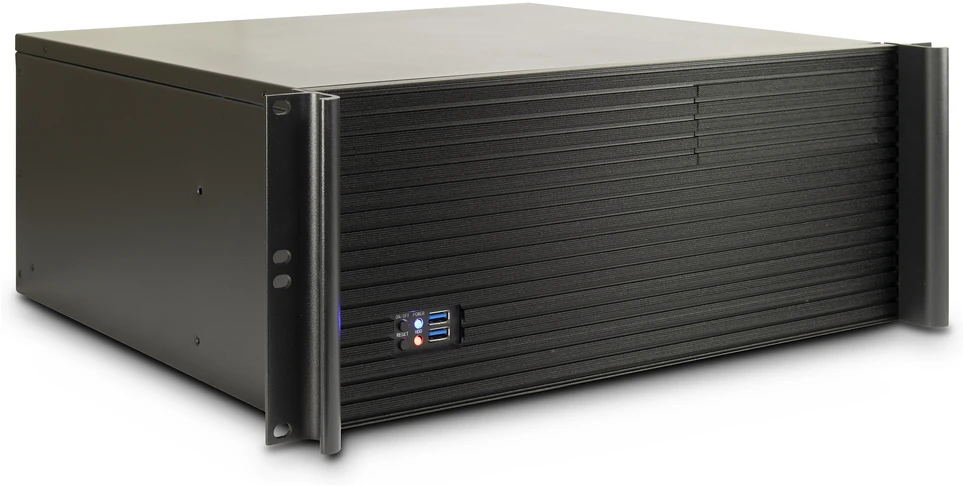 Inter-Tech IPC 4U K-439L, Server-case - juodas, 4 Hheneinheiten