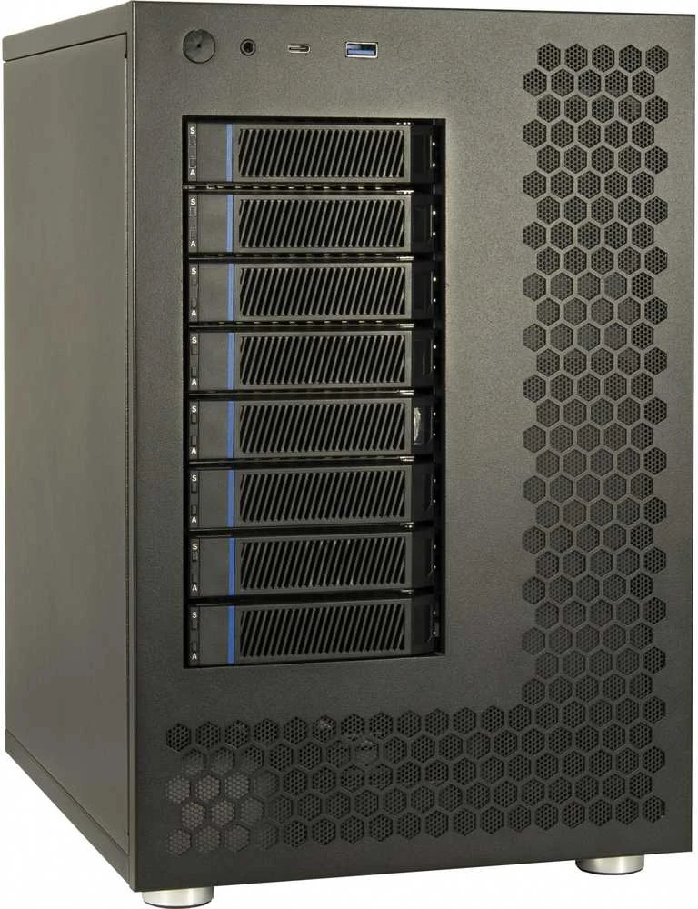 Inter-Tech Geh Mini IPC NAS-8 ITX, Micro-ATX, ATX 240x295x362
