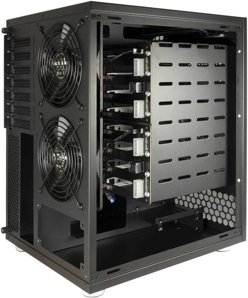 Inter-Tech Geh Mini IPC NAS-8 ITX, Micro-ATX, ATX 240x295x362