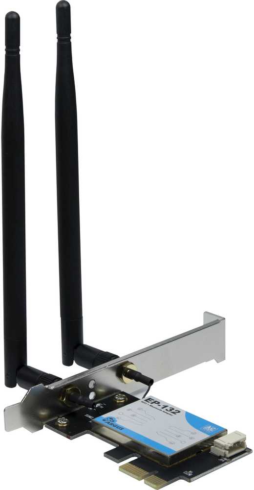 CB Antena Inter-Tech INTER-TECH EP-132 Wi-Fi 5 PCIe Adapteris 600Mbps BT 4.2