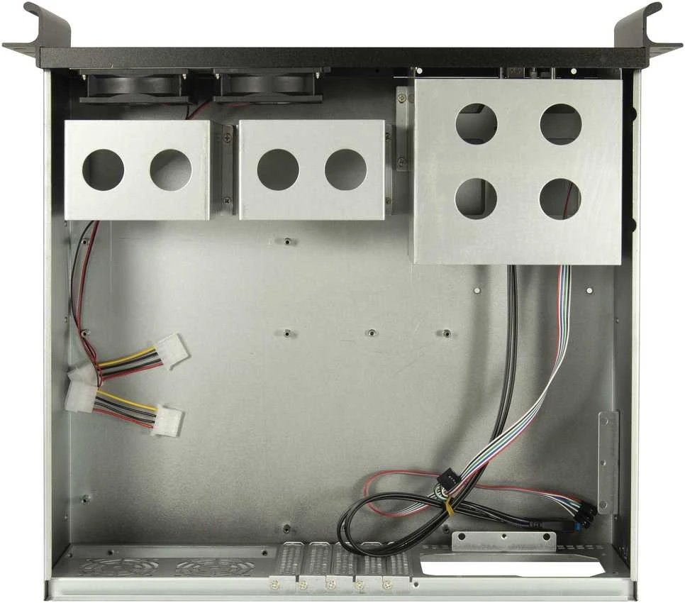 Inter-Tech IPC 3U-K-340L, Server-case - juodas, 3 Hheneinheiten