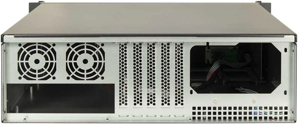 Inter-Tech IPC 3U-K-340L, Server-case - juodas, 3 Hheneinheiten