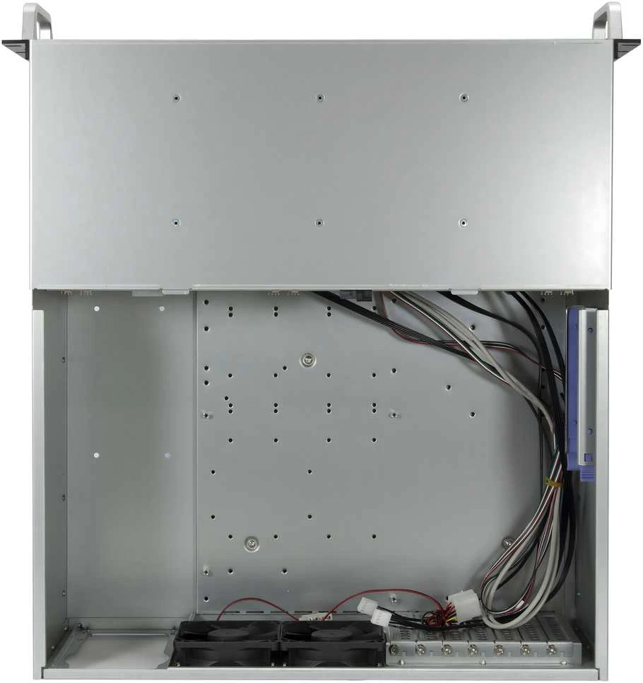 „Inter-Tech IPC Storage 4U-4708“, serverio korpusas - juodas