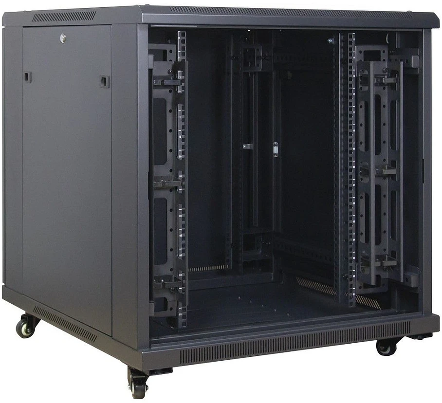 Spinta Inter-Tech INTER-TECH SNB-8815 - Serverschrank 15HE 800mm Tiefe Gesamtlast bis zu 400kg Erfuellt Schutzklasse IP20 abschliessbar - unmontiert