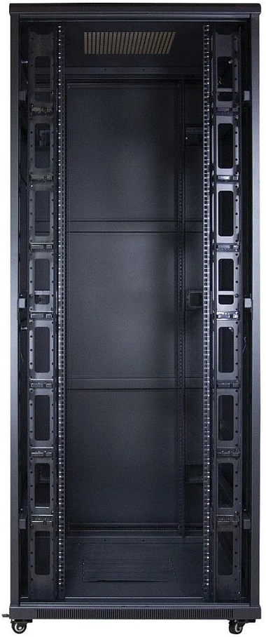 Inter-Tech 88887257, Laisvai stovinti serverių spinta, 42U, 800 kg, Juodas