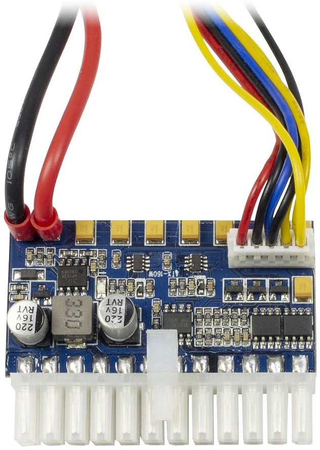 Inter-Tech Mini-ITX PSU 160W DC/DC, 18x53x40mm mažmeninė prekyba