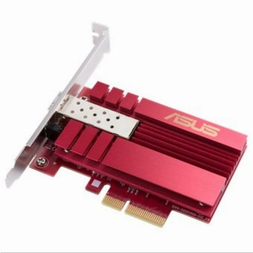 Asus | XG-C100F 10G PCIe tinklo adapteris; SFP+ prievadas, skirtas optinio pluošto perdavimui ir DAC kabeliui | 10/100/1000/10000 Mbit/s