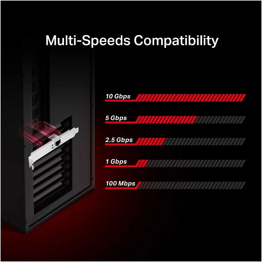 TP-LINK | TX401 | Gigabit PCI Express tinklo adapteris | 10/100/1000 Mbit/s | 1× PCI Express 3.0 x 4, 1× RJ45 Gigabit/Megabit prievadas
