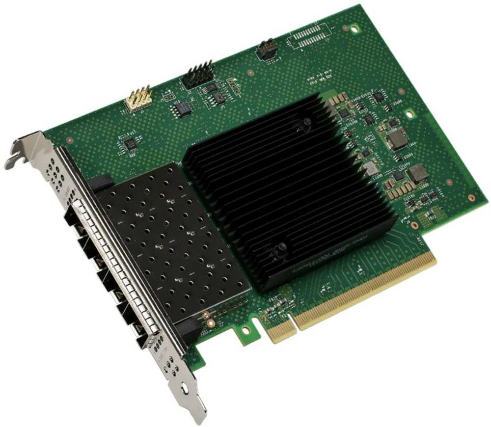 INTG Intel 10/25Gbe 4 prievadų serverio adapteris E810XXVDA4 4xSFP+/SFP28 urmu