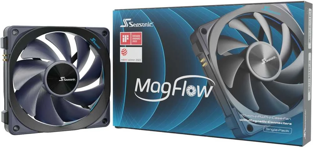 Seasonic MagFlow 1225 PWM korpuso ventiliatorius – 120mm