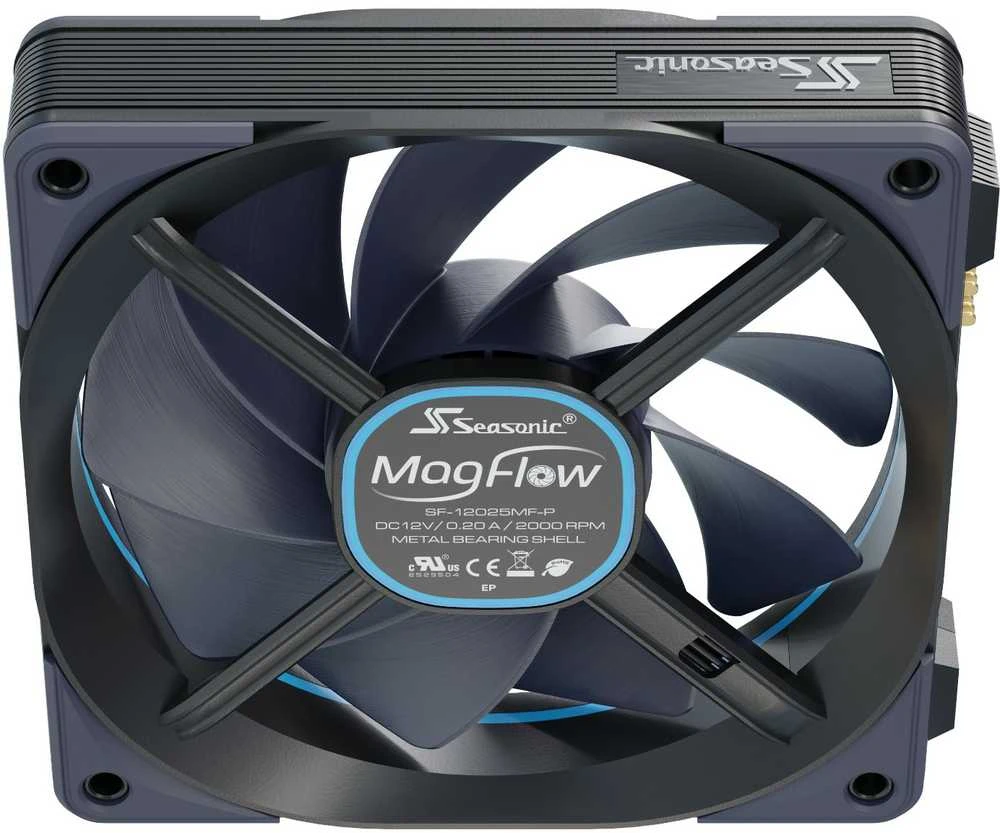 Seasonic MagFlow 1225 PWM korpuso ventiliatorius – 120mm