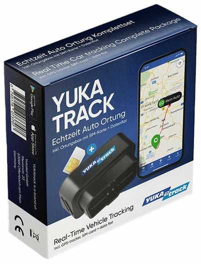 Modulinis GPS Ksix IoT YUKAtrack AIO GPS OBD2 automobilio sekiklis su SIM + duomenimis