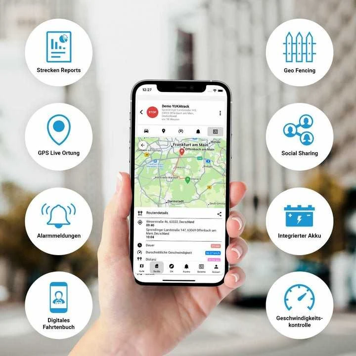 „IoT YUKAtrack easyWire 2G AIO GPS automobilio sekiklis su SIM kortele ir duomenimis“