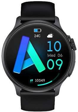 Emporia Išmanusis laikrodis „Joy“ vyrams ir moterims, fitneso laikrodis, sportinis laikrodis senjorams, sveikatos laikrodis, telefono funkcija, „Bluetooth“ žadintuvas, juodas