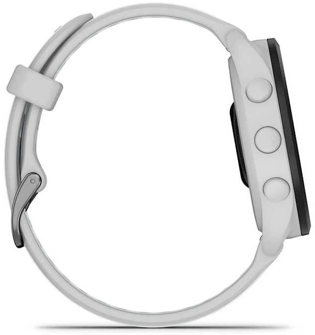 Išmanusis laikrodis Garmin Forerunner® 165 Music, Pilkšvos / baltojo akmens spalvos
