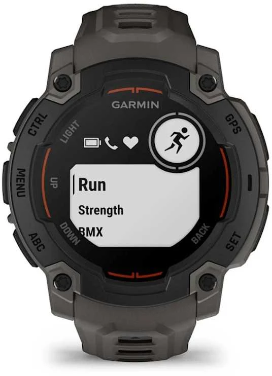 Išmanusis laikrodis Garmin Instinct E – 45 mm, Juodas with Charcoal Band
