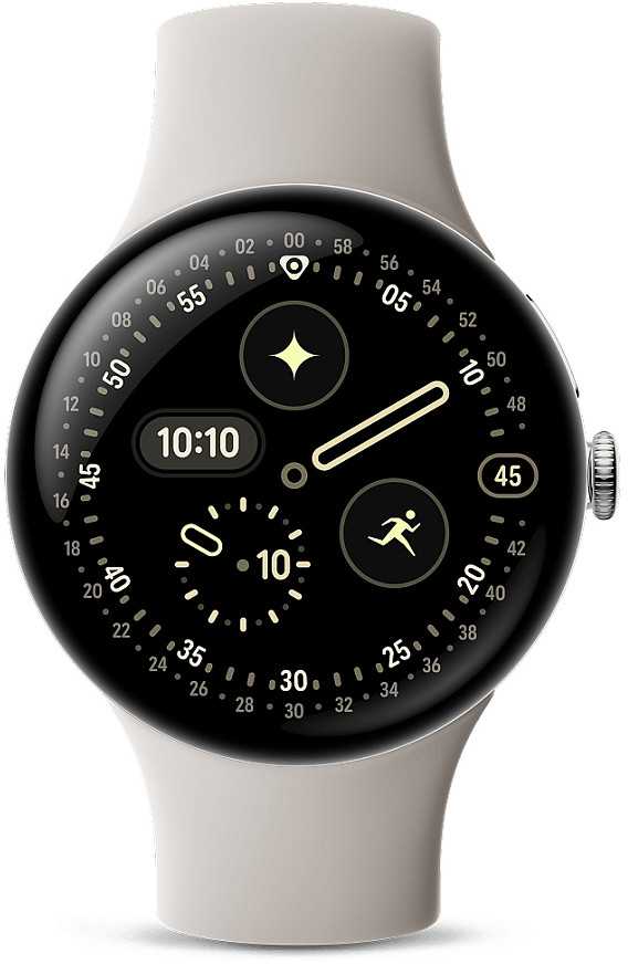 Google Išmanusis laikrodis Pixel Watch 4 Porcelanowy (GA09308-EU)