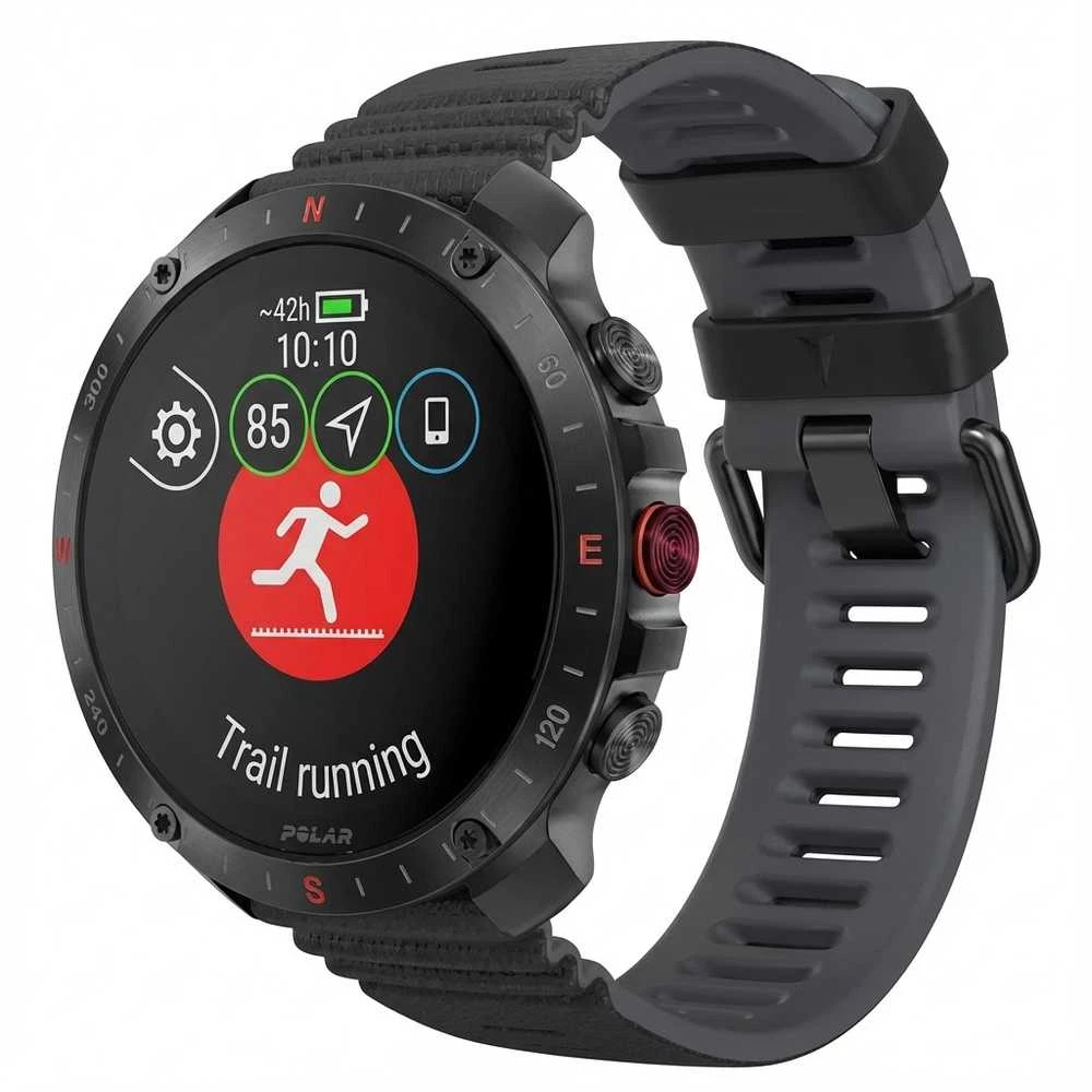 Išmanusis laikrodis Polar Grit X Pro M/L, juodos spalvos