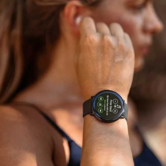 Išmanusis laikrodis Polar Ignite 3, S-L dydžio, Juodos spalvos