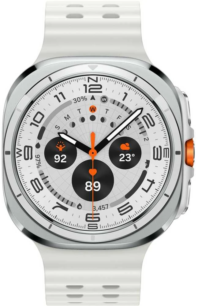 Išmanusis laikrodis Samsung Galaxy Watch Ultra 47mm LTE, Titano korpusas, Baltos spalvos