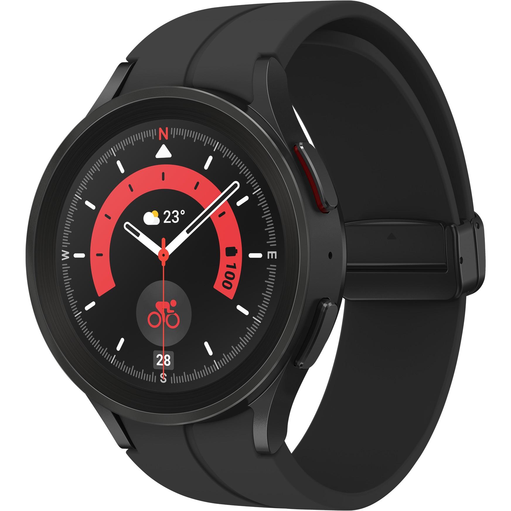 Išmanusis laikrodis Samsung Galaxy Watch Pro 5 BT (45 mm), Juodo titano spalvos