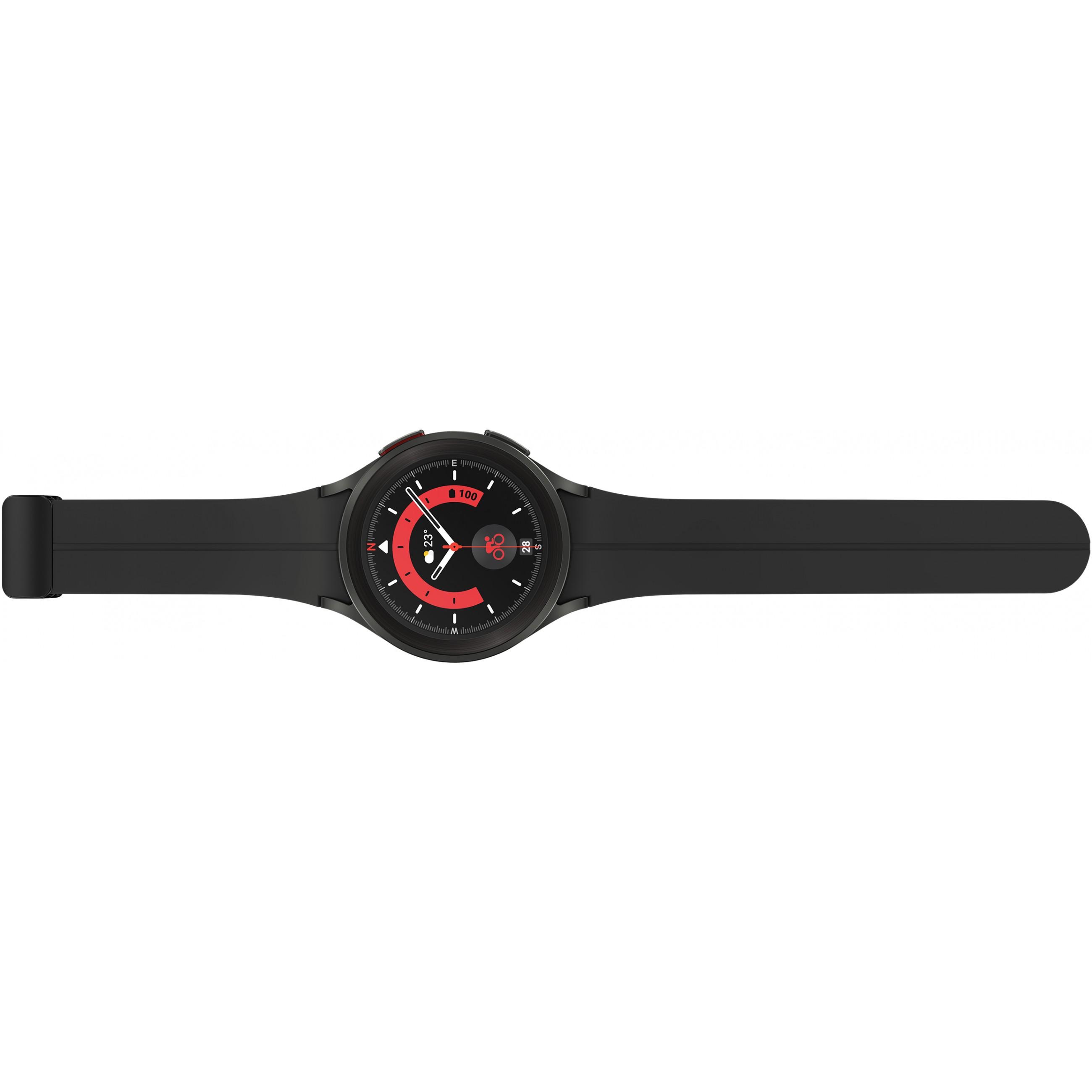Išmanusis laikrodis Samsung Galaxy Watch Pro 5 BT (45 mm), Juodo titano spalvos