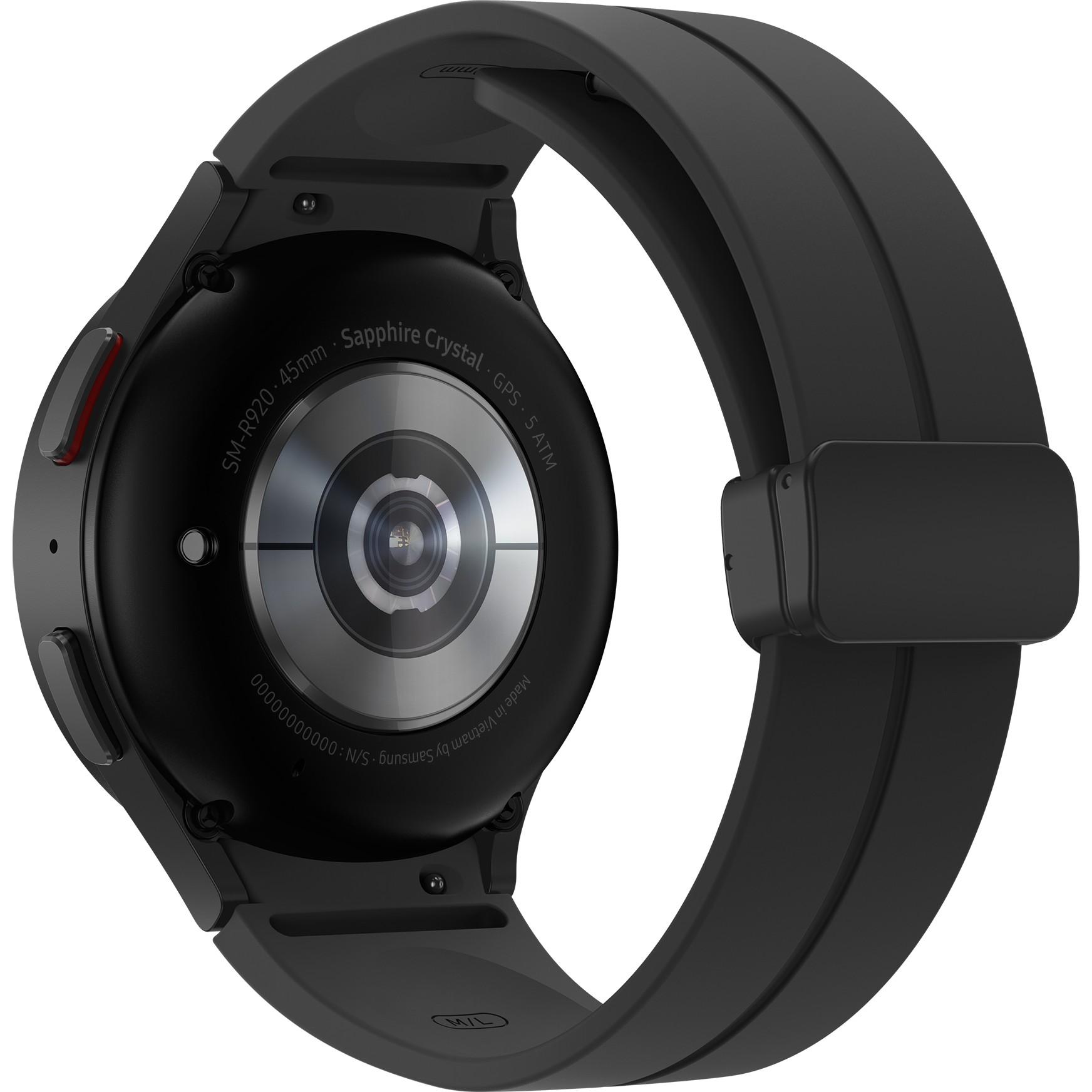 Išmanusis laikrodis Samsung Galaxy Watch Pro 5 BT (45 mm), Juodo titano spalvos