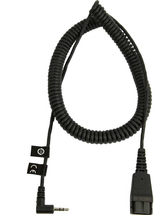 Jabra prijungimo kabelis QD iki 2,5 mm lizdo kampu