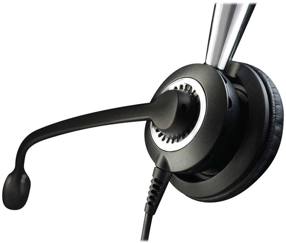 Ausinės - Jabra BIZ 2400 II Mono Kaklo Juosta Juoda/Pilka