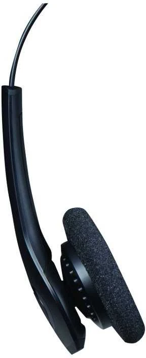 Jabra Biz 1500 Duo Laidinės ausinės, USB-A, Juoda