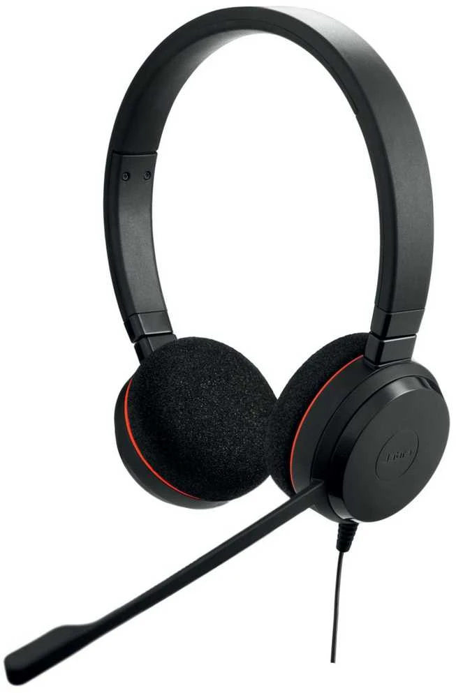 JABRA Evolve 20SE MS stereo Special Edition ausinės on-ear su laidu USB Certified skirta Skype skirta Business