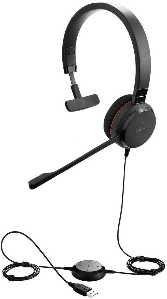 Ausinės JABRA EVOLVE 30 II STEREO UC - USB C/A ADAPTERIS