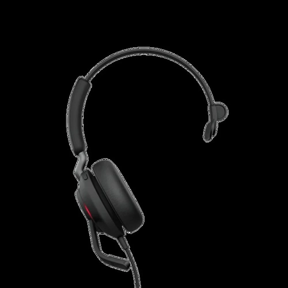 Jabra Evolve2 40 MS Mono USB-A - su laidu ant ausų dedamos ausinės, juodas