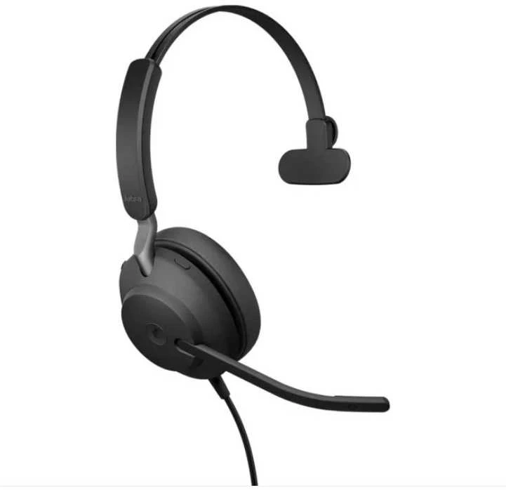 Jabra Evolve2 40 SE Mono ausinės, juoda spalva