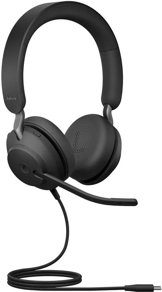 JABRA Evolve2 40 SE MS Stereo Ausinės on-ear su laidu USB-C noise isolating Certified skirta Microsoft Teams