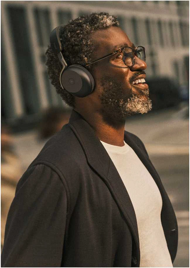 Ausinės JABRA Evolve3 75, UC, Link390c, Juodas